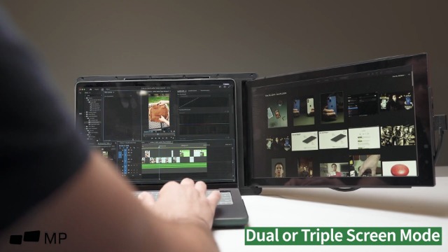 Amazon.com: Trio Max Mobile Pixels 14.1'' Portable Monitor for
